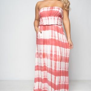 Women's Tie Dye Maxi Dress